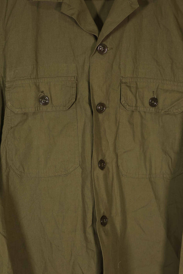 実物 1960年代 ポップリン製 OG-107 ユーティリティシャツ J