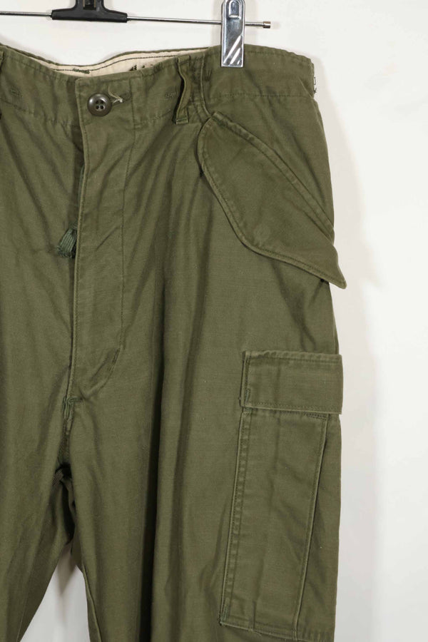 1974年製 アメリカ軍 M65 コットン製 フィールドパンツ M-R 中古品