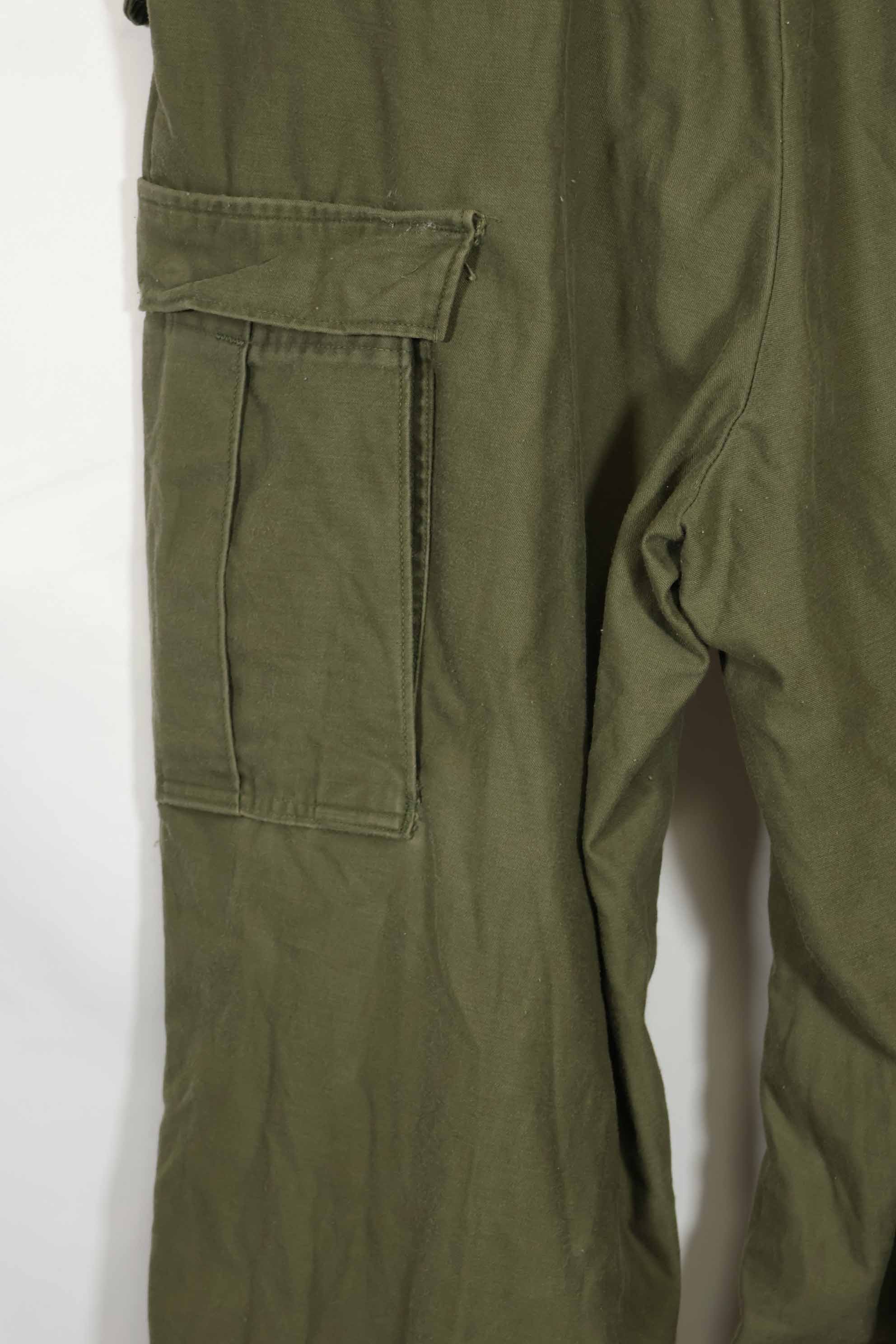 1974年製 アメリカ軍 M65 コットン製 フィールドパンツ M-R 中古品