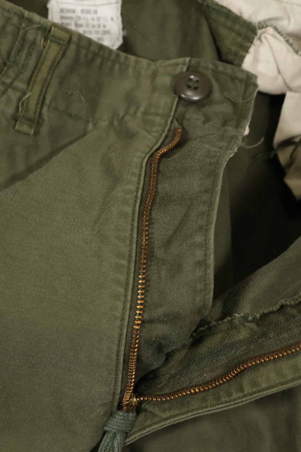 1974年製 アメリカ軍 M65 コットン製 フィールドパンツ M-R 中古品