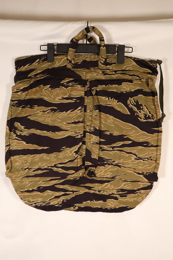 MILITARIA 1911 GOLD TIGER STRIPE Helmet bag 沖縄製 ハンドミシン刺繍バッグ