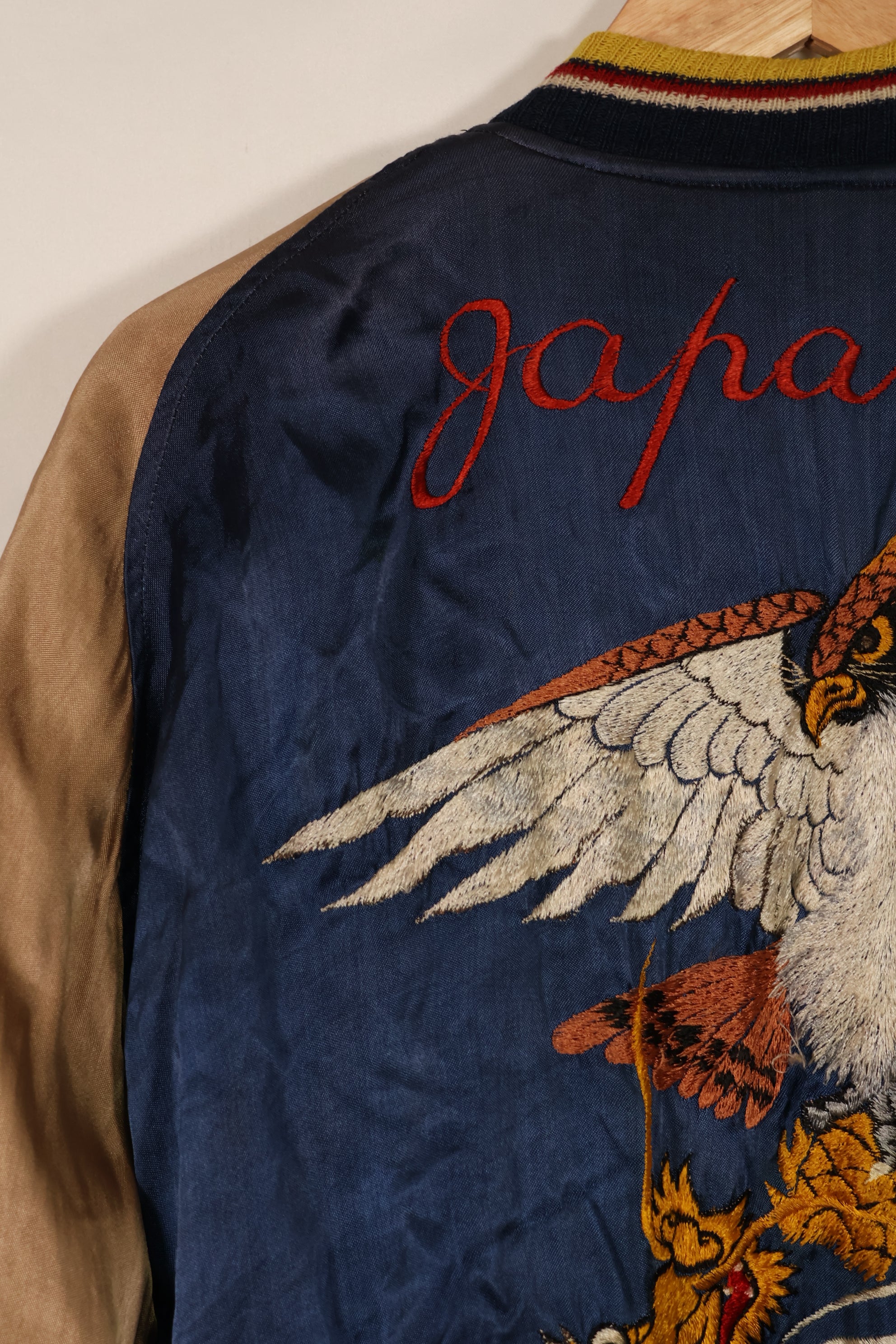 実物 1950年代初頭 Japan Jacket レア刺繍 パイピング付き 中古品 ジッパー破損あり