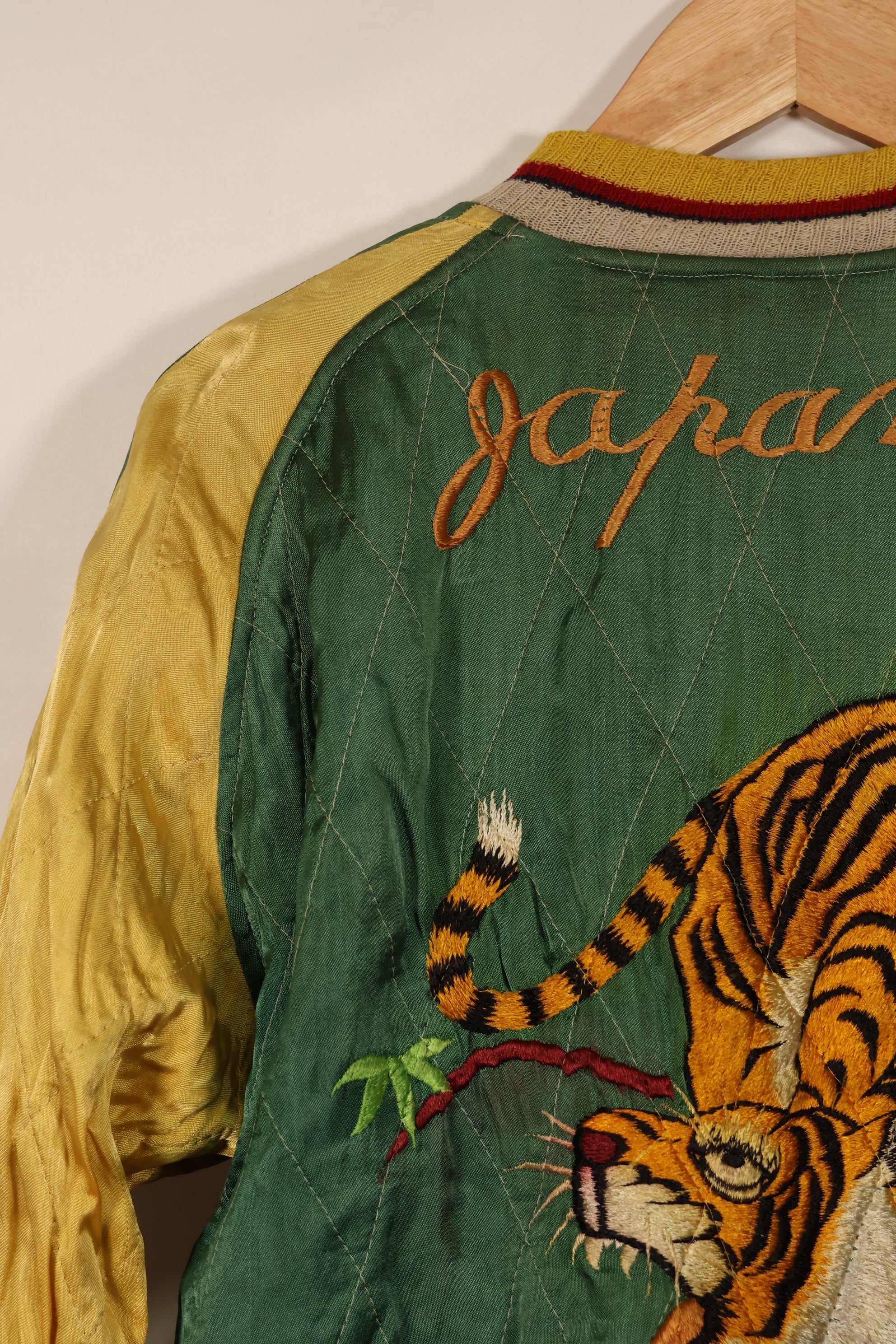 実物 1950年代初頭 Japan Jacket レア刺繍 パイピング付き 中古品 ジッパー破損あり
