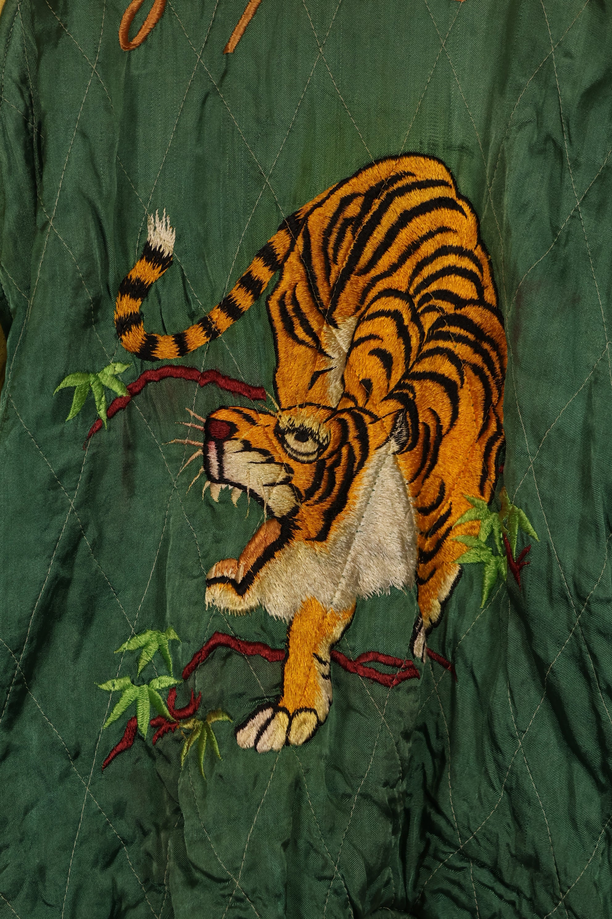 実物 1950年代初頭 Japan Jacket レア刺繍 パイピング付き 中古品 ジッパー破損あり