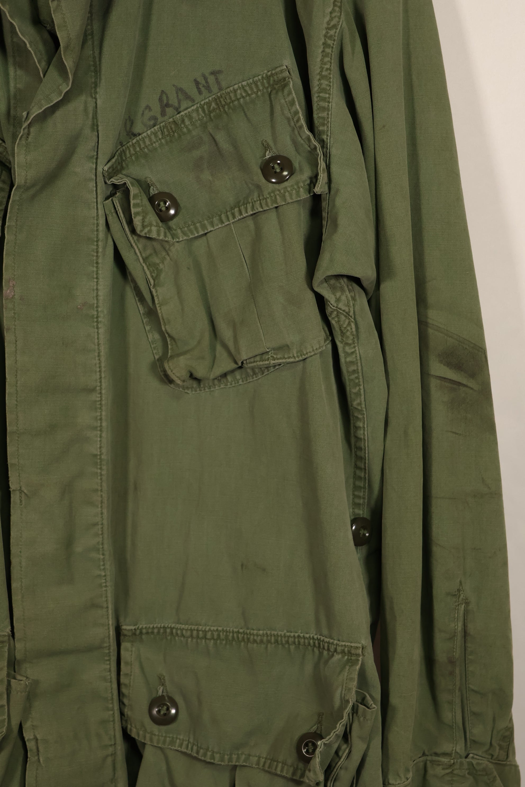 実物 1963-64年製造 1st Model ジャングルファティーグ ジャケット USMC 中古品