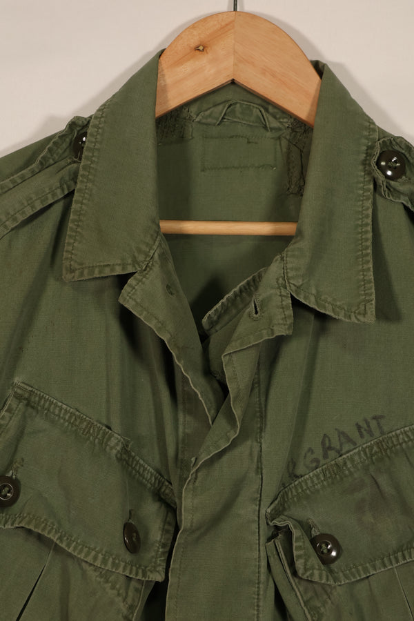 実物 1963-64年製造 1st Model ジャングルファティーグ ジャケット USMC 中古品