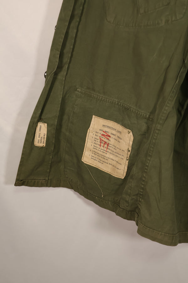 実物 1963年製造 1st Model ジャングルファティーグ ジャケット S-S 中古品