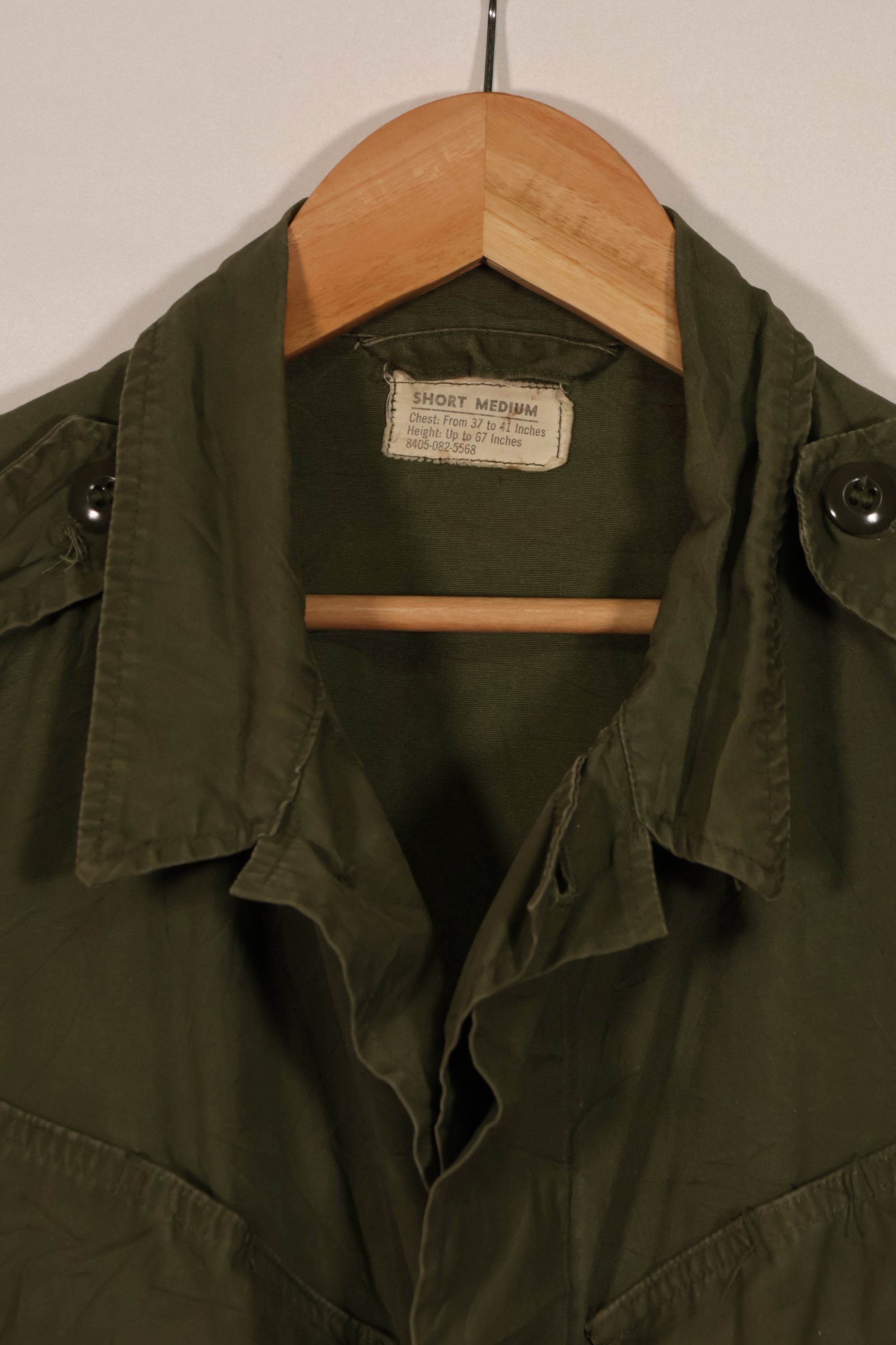 実物 1963年製造 1st Model ジャングルファティーグ ジャケット S-M 中古品
