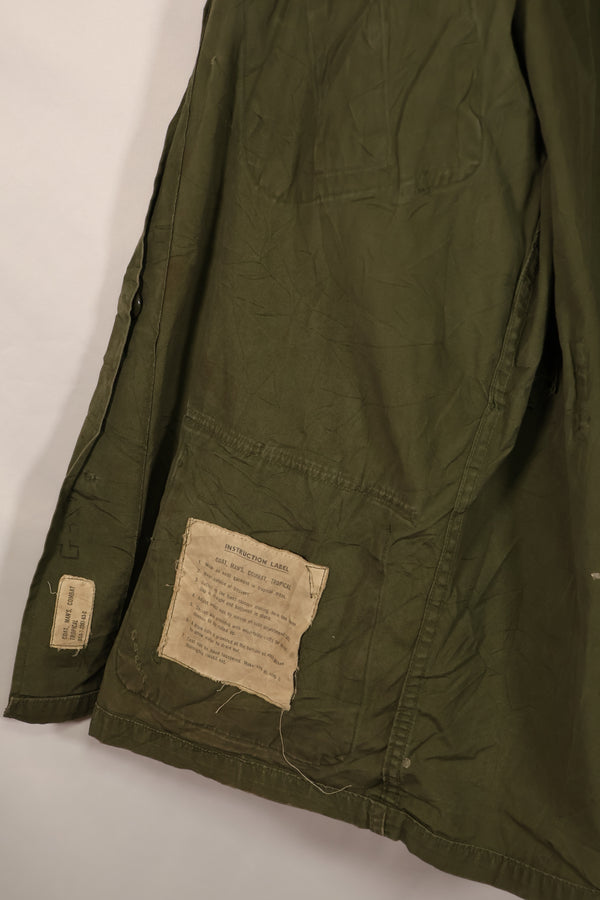実物 1963年製造 1st Model ジャングルファティーグ ジャケット S-M 中古品