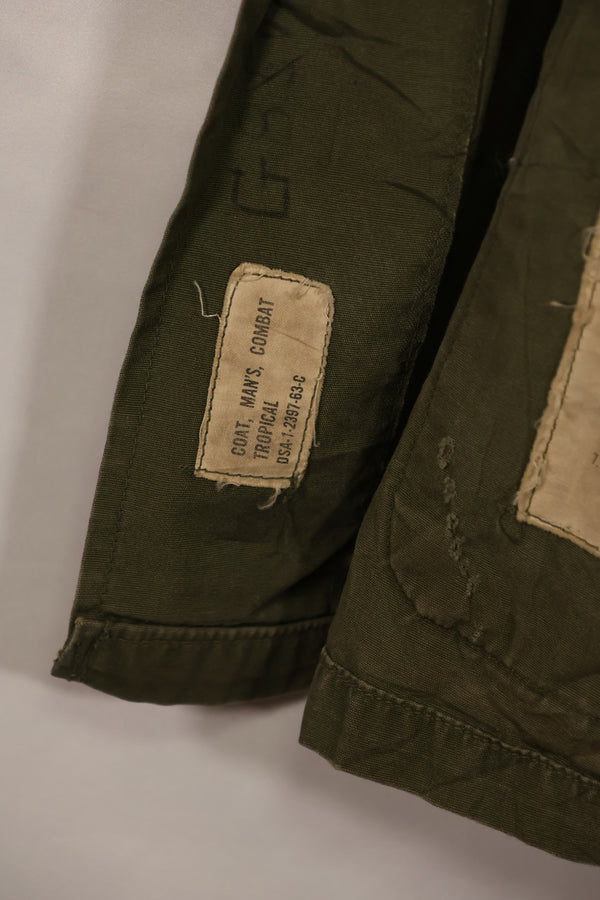 実物 1963年製造 1st Model ジャングルファティーグ ジャケット S-M 中古品