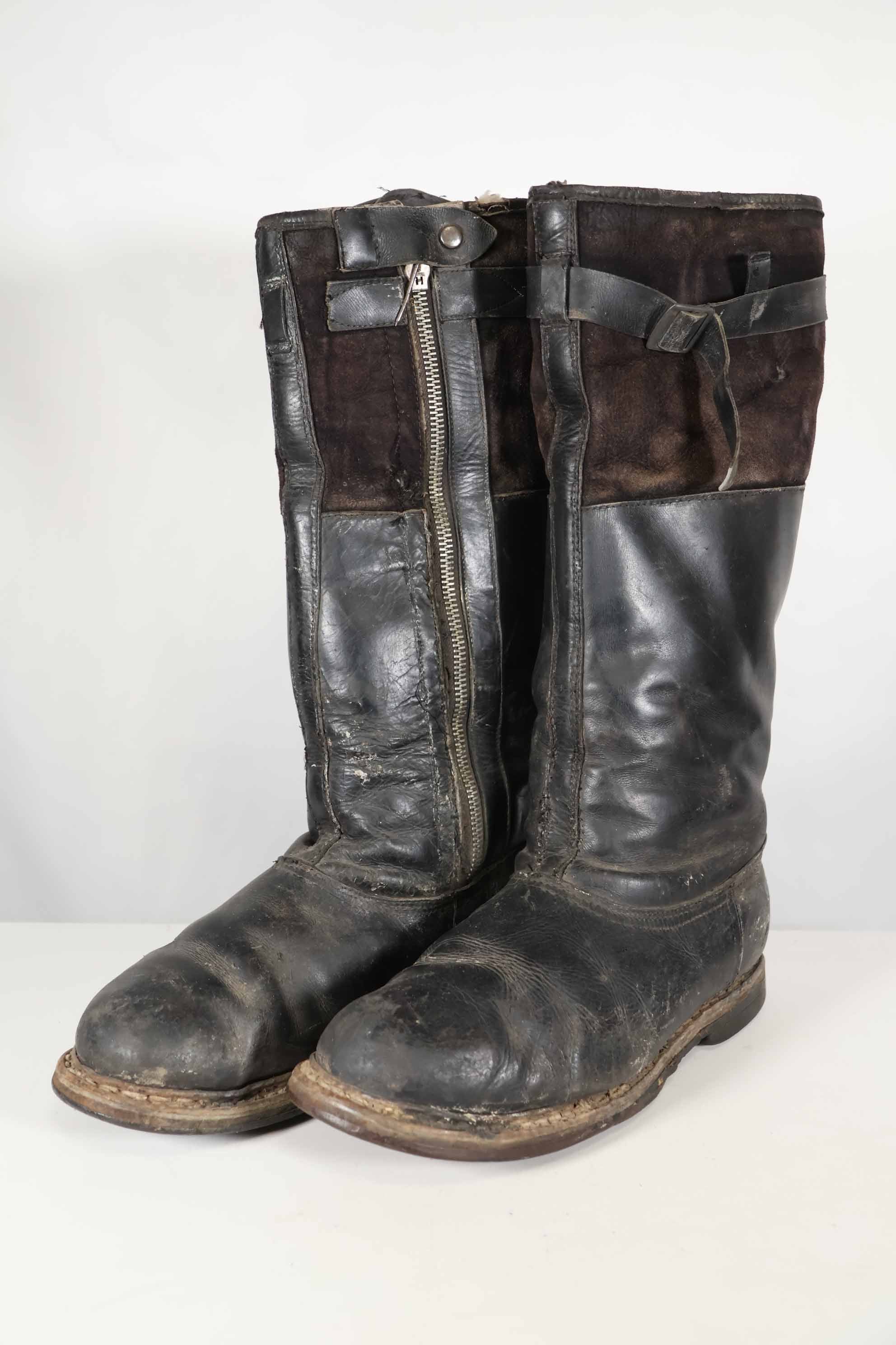 1940年代 ドイツ空軍 ブラック パイロットブーツ 中古品