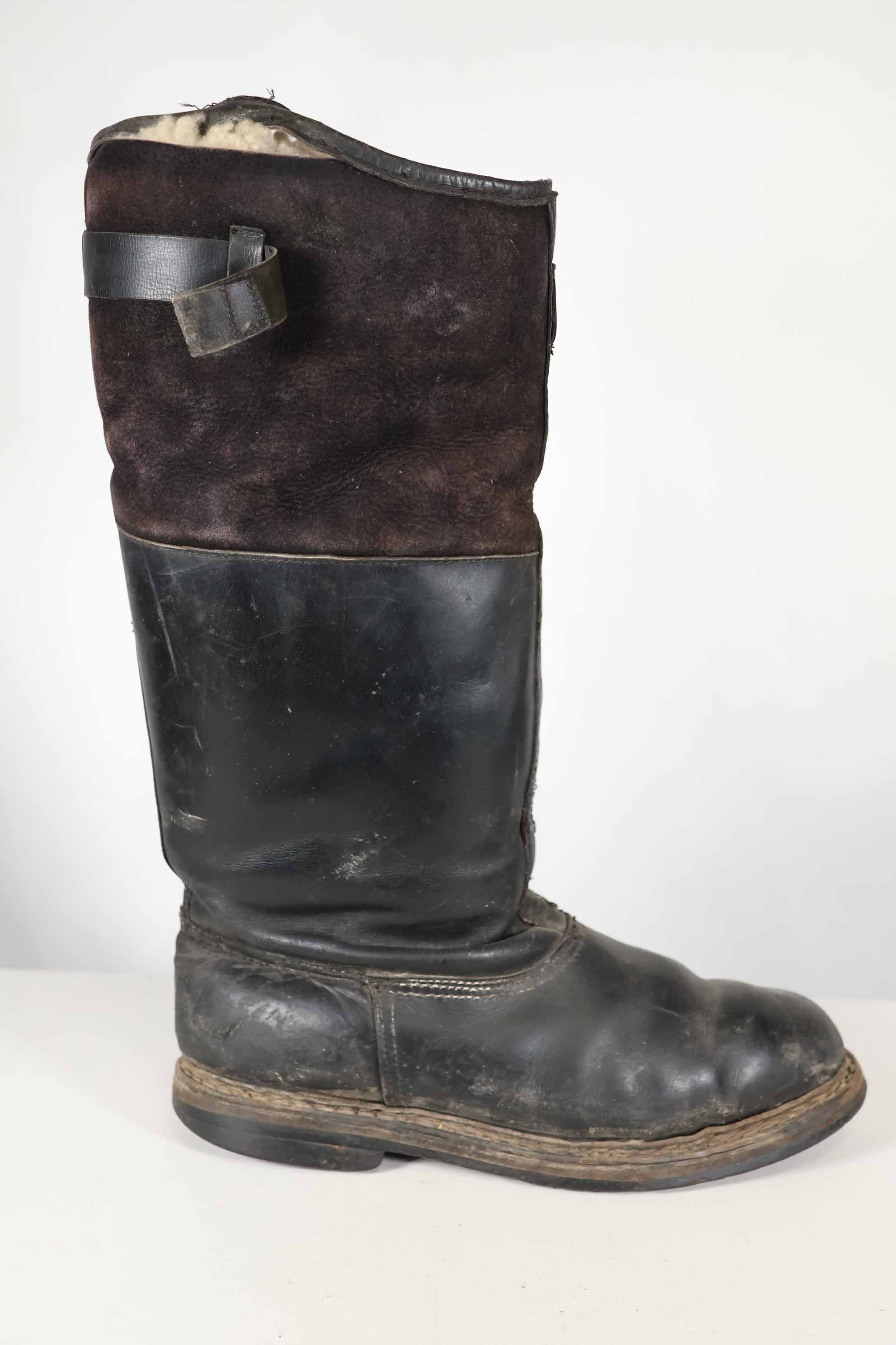 1940年代 ドイツ空軍 ブラック パイロットブーツ 中古品
