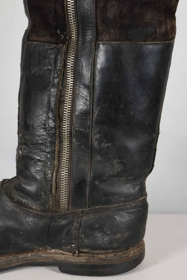 1940年代 ドイツ空軍 ブラック パイロットブーツ 中古品