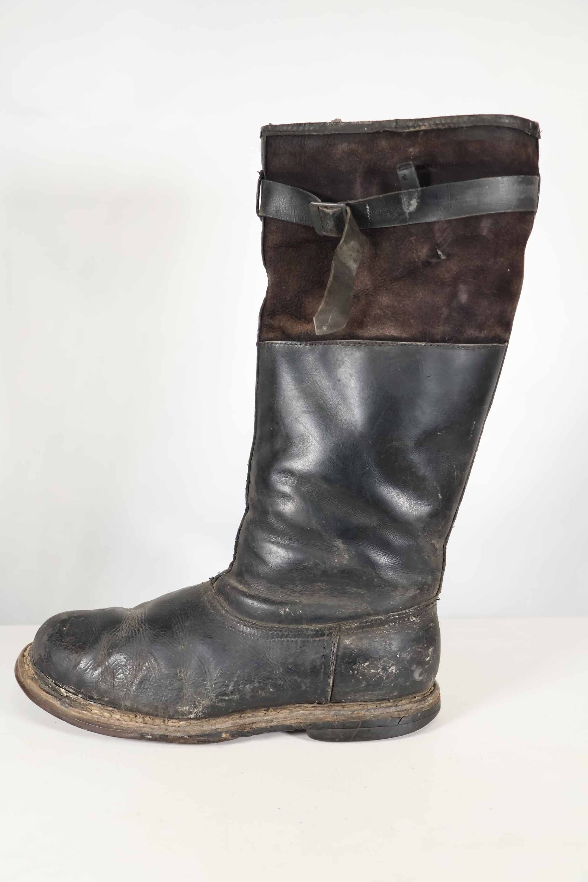 1940年代 ドイツ空軍 ブラック パイロットブーツ 中古品