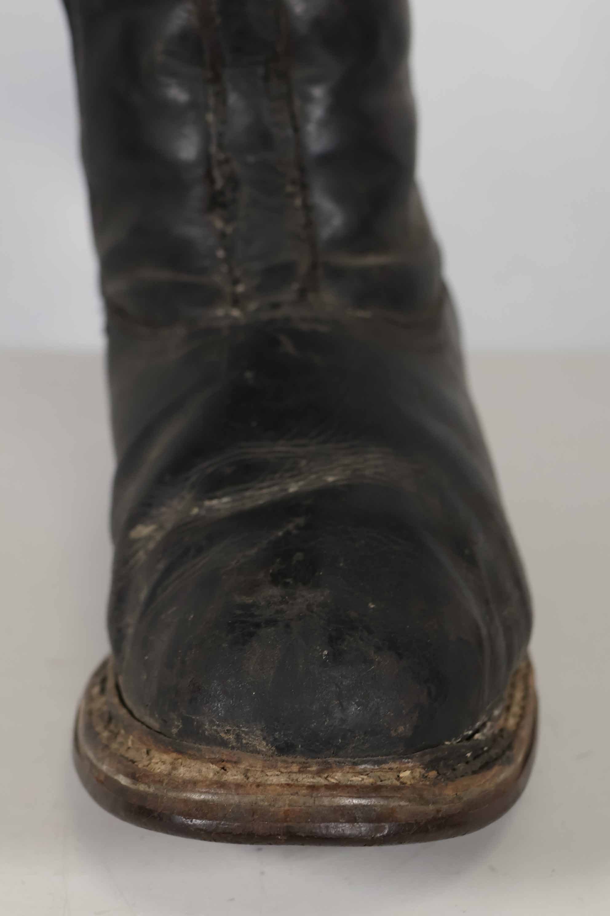 1940年代 ドイツ空軍 ブラック パイロットブーツ 中古品
