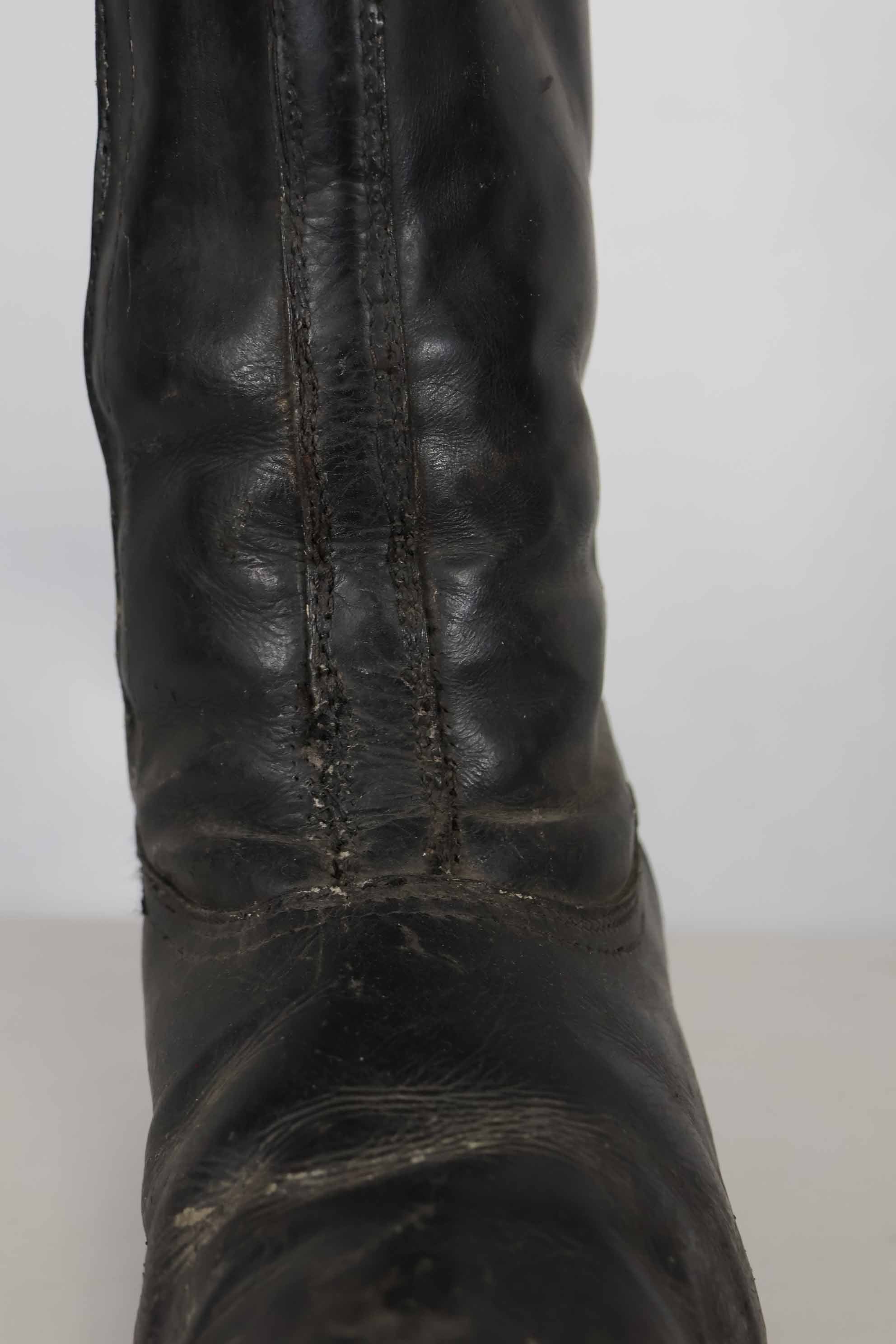 1940年代 ドイツ空軍 ブラック パイロットブーツ 中古品