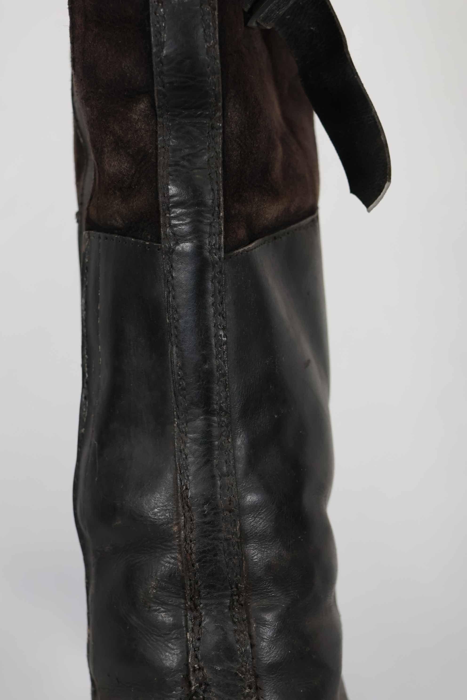 1940年代 ドイツ空軍 ブラック パイロットブーツ 中古品
