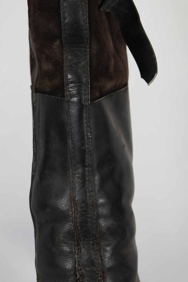 1940年代 ドイツ空軍 ブラック パイロットブーツ 中古品