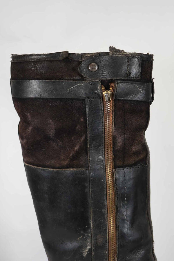 1940年代 ドイツ空軍 ブラック パイロットブーツ 中古品