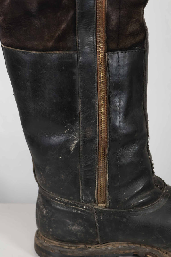 1940年代 ドイツ空軍 ブラック パイロットブーツ 中古品