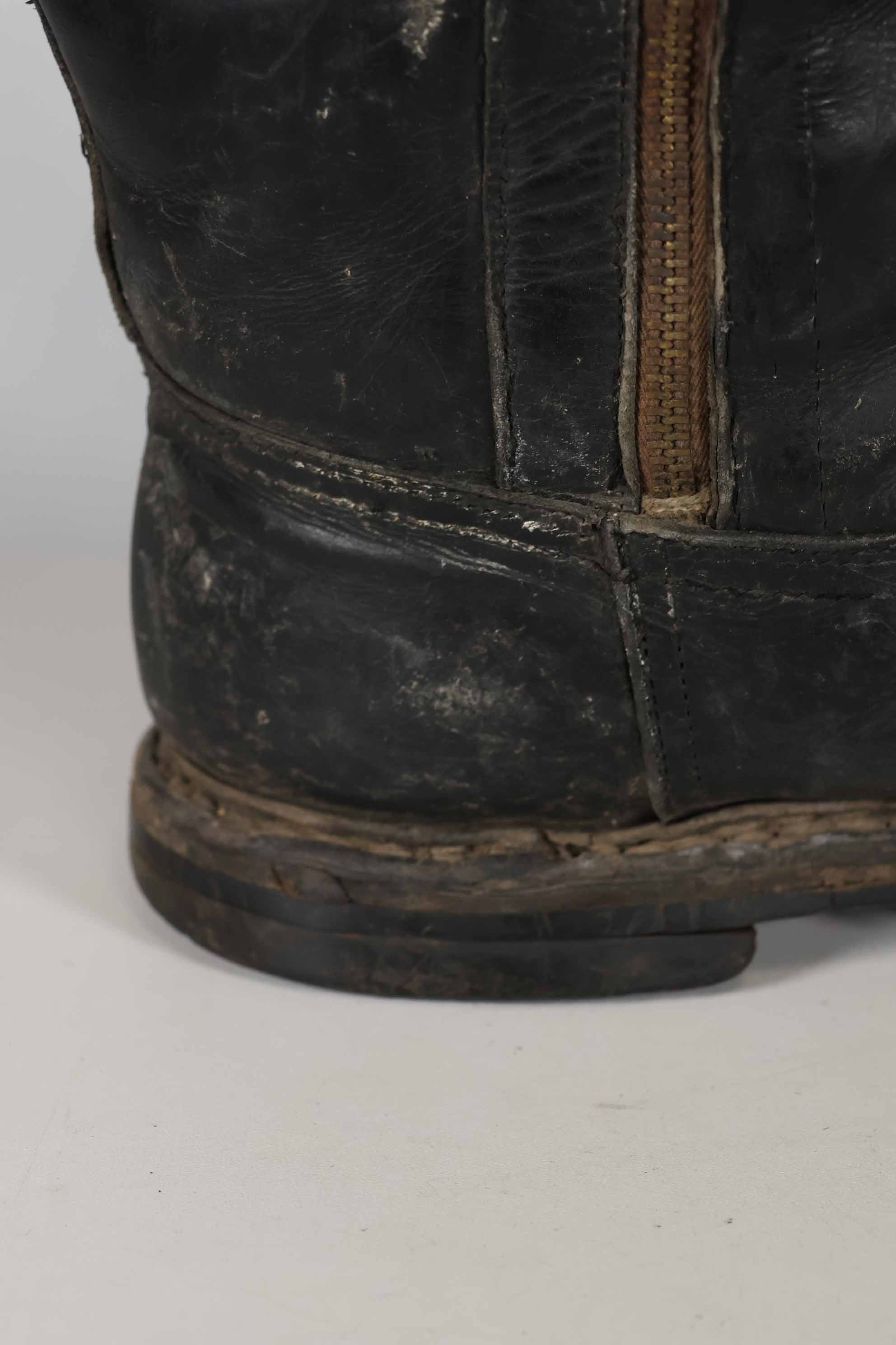 1940年代 ドイツ空軍 ブラック パイロットブーツ 中古品