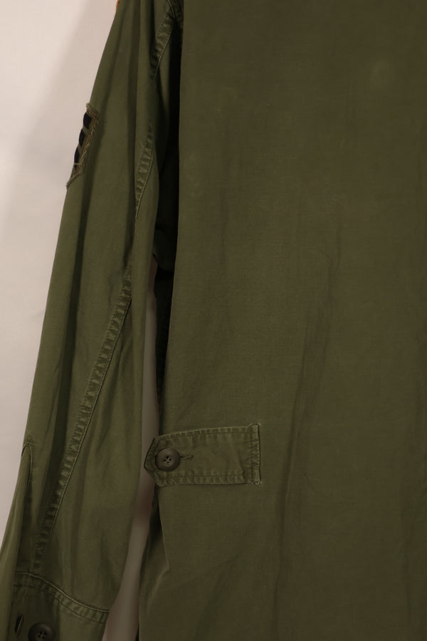 実物 日本製 FEC-39917 2nd Model ジャングルファティーグ ジャケット 第25歩兵師団 パッチ付き 中古品