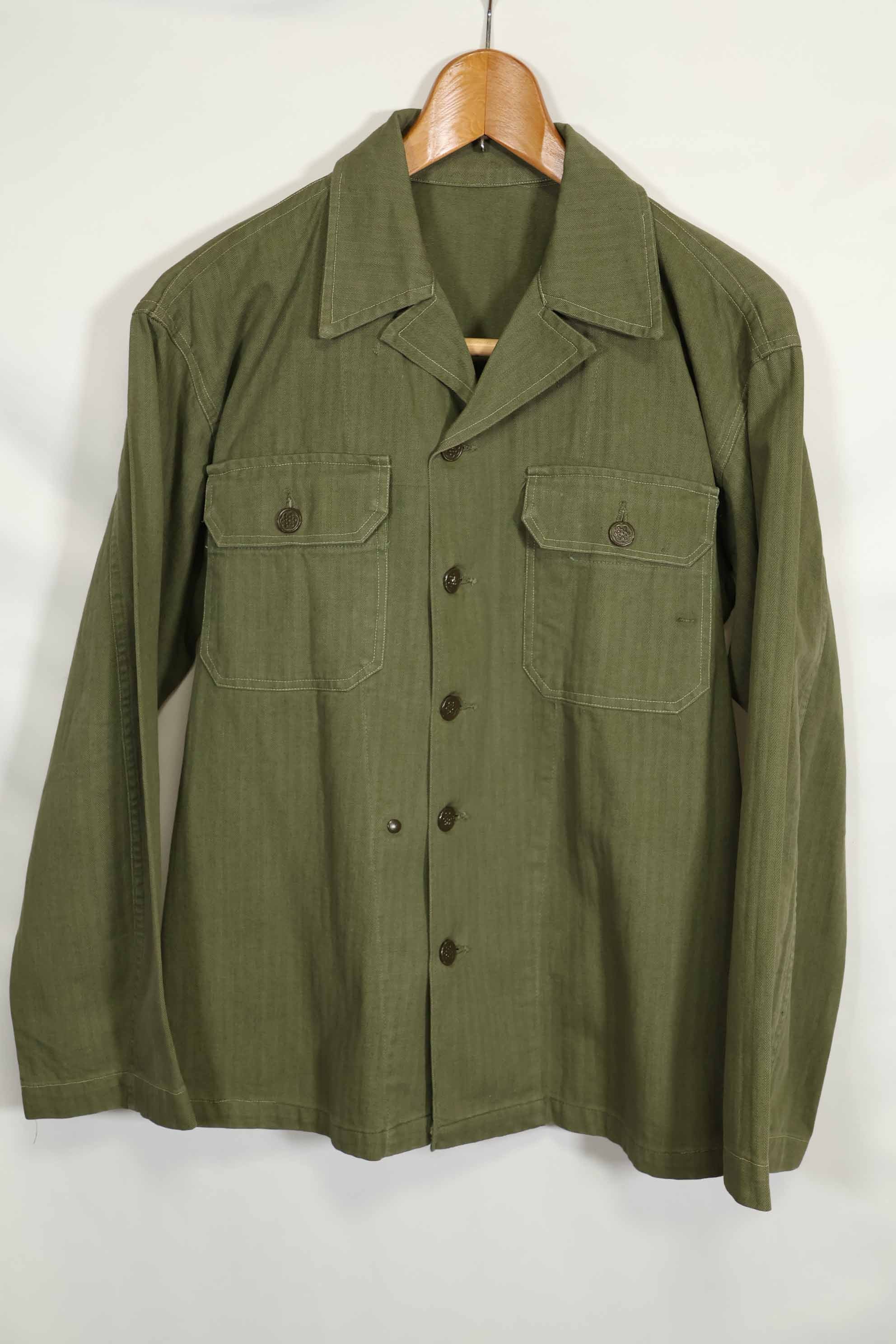 1950年代 アメリカ陸軍 HBT ユーティリティシャツ ほぼ未使用品