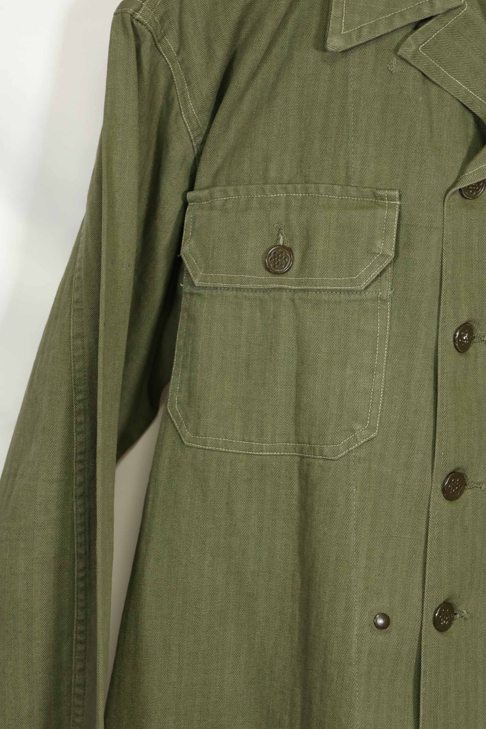 1950年代 アメリカ陸軍 HBT ユーティリティシャツ ほぼ未使用品