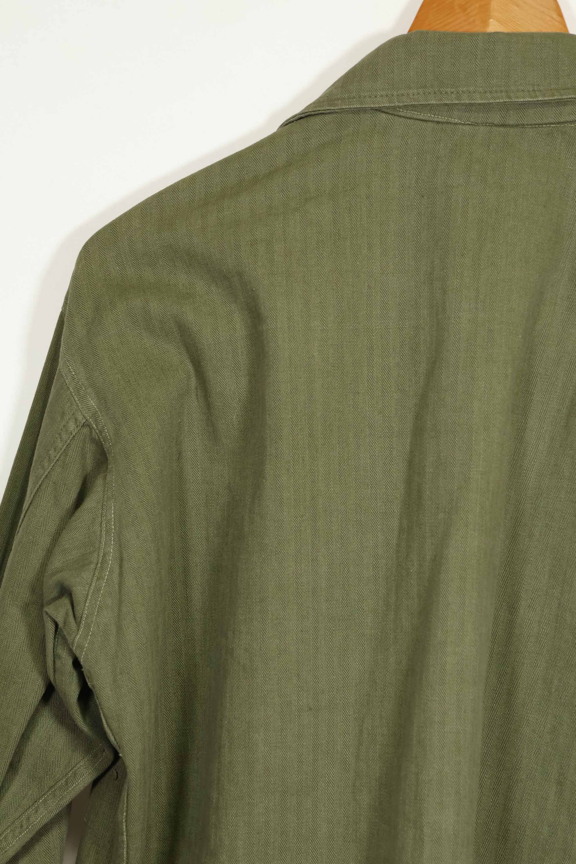 1950年代 アメリカ陸軍 HBT ユーティリティシャツ ほぼ未使用品