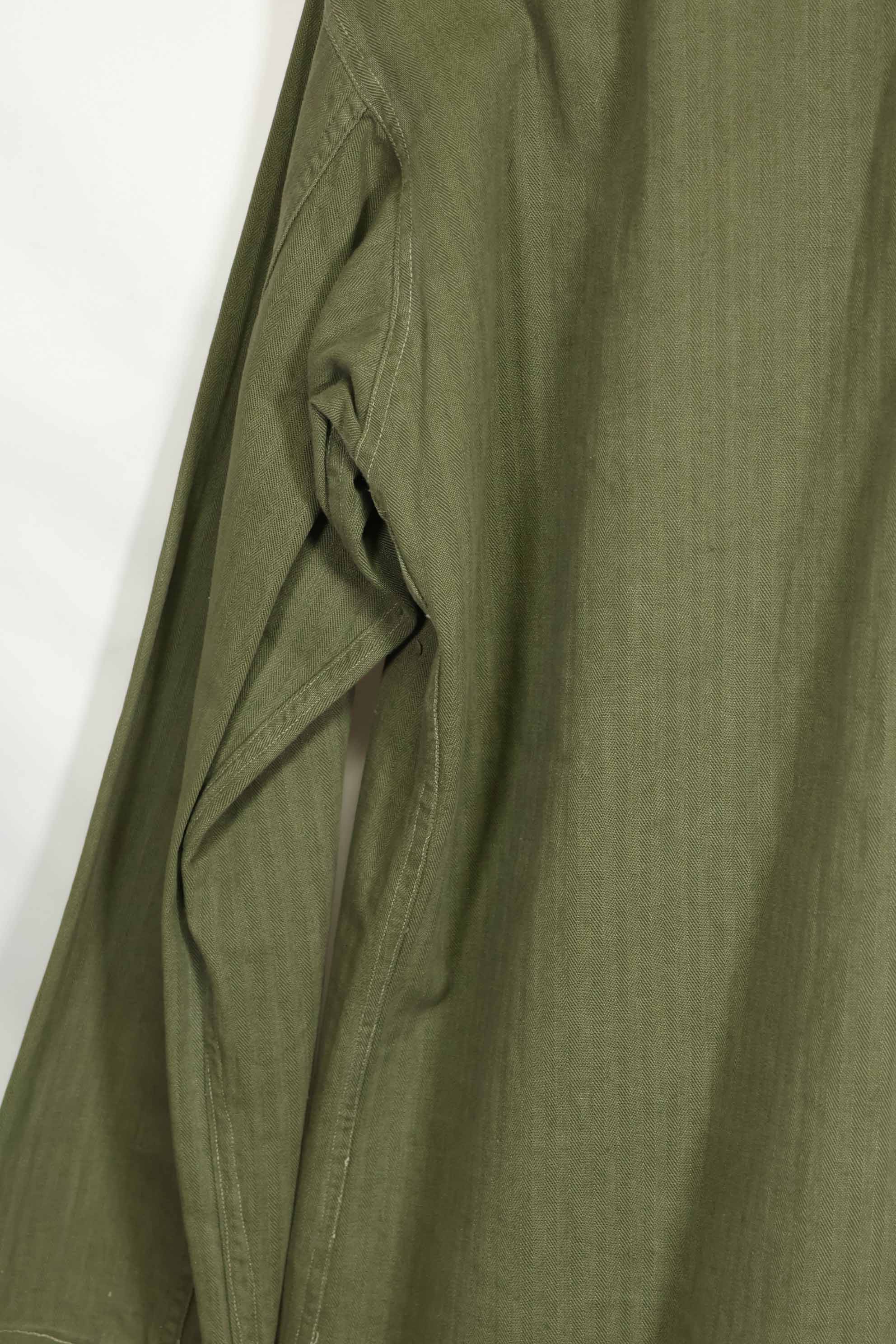 1950年代 アメリカ陸軍 HBT ユーティリティシャツ ほぼ未使用品