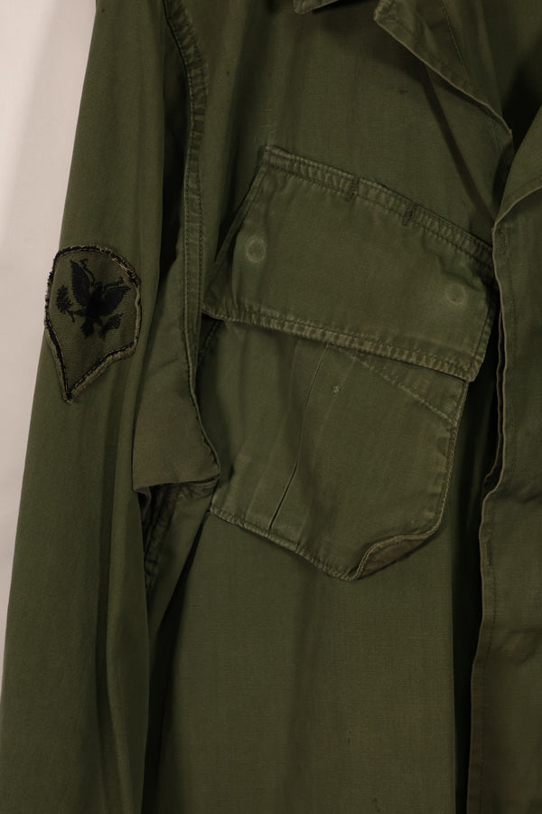 実物 1966年〜1967年製 3rd Model ジャングルファティーグ M-R 25th Inf パッチ付き 中古品