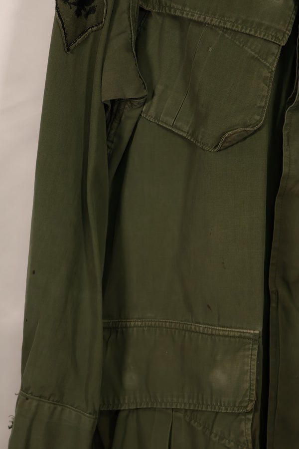 実物 1966年〜1967年製 3rd Model ジャングルファティーグ M-R 25th Inf パッチ付き 中古品