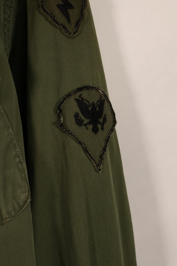 実物 1966年〜1967年製 3rd Model ジャングルファティーグ M-R 25th Inf パッチ付き 中古品