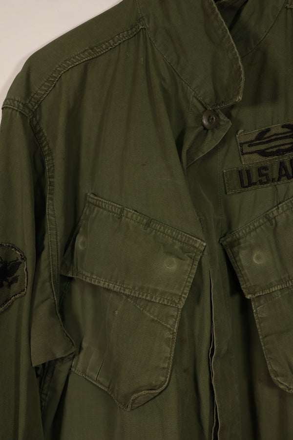 実物 1966年〜1967年製 3rd Model ジャングルファティーグ M-R 25th Inf パッチ付き 中古品