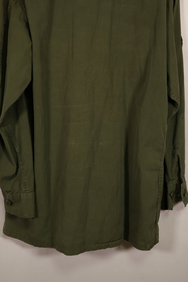 実物 1966年〜1967年製 3rd Model ジャングルファティーグ M-R 25th Inf パッチ付き 中古品