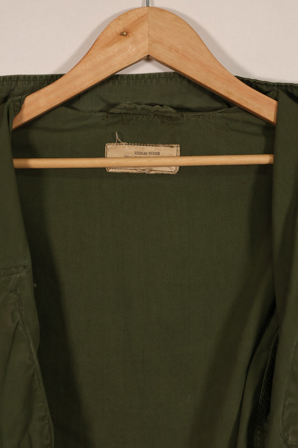 実物 1966年〜1967年製 3rd Model ジャングルファティーグ M-R 25th Inf パッチ付き 中古品