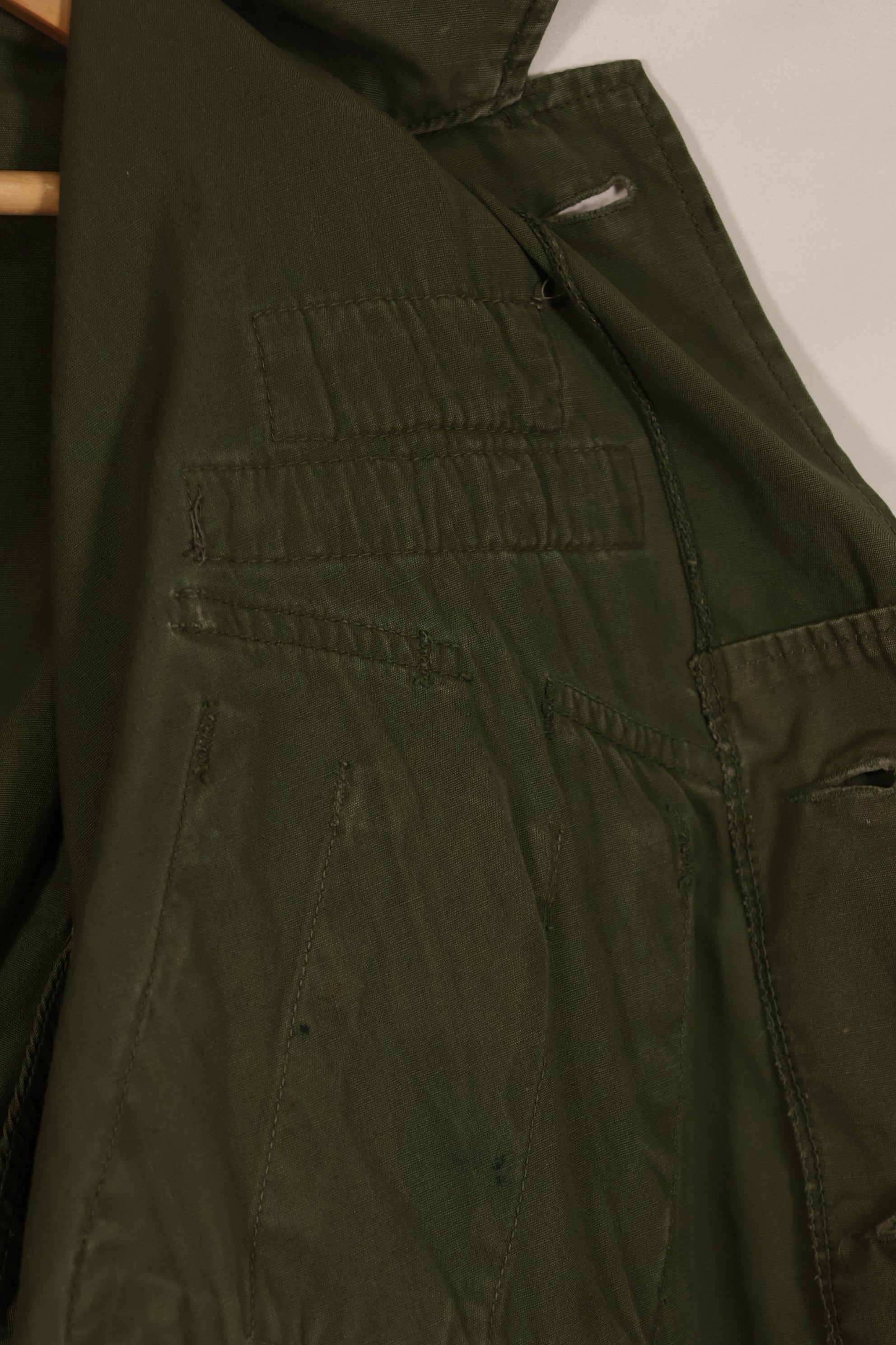 実物 1966年〜1967年製 3rd Model ジャングルファティーグ M-R 25th Inf パッチ付き 中古品