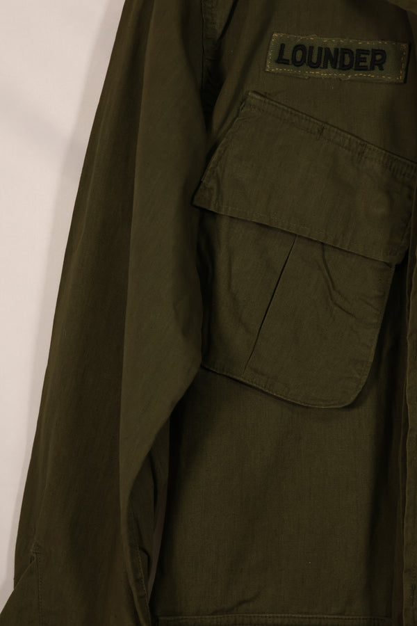 実物 1967年製 3rd Model ジャングルファティーグ ジャケット S-R 25th Inf 中古品