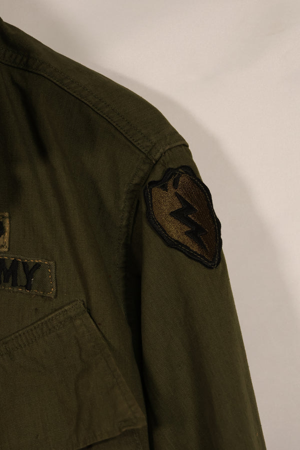 実物 1967年製 3rd Model ジャングルファティーグ ジャケット S-R 25th Inf 中古品