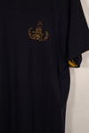 実物 アメリカ海軍 UDTチーム リバーシブルTシャツ EOD章プリント付き 中古品