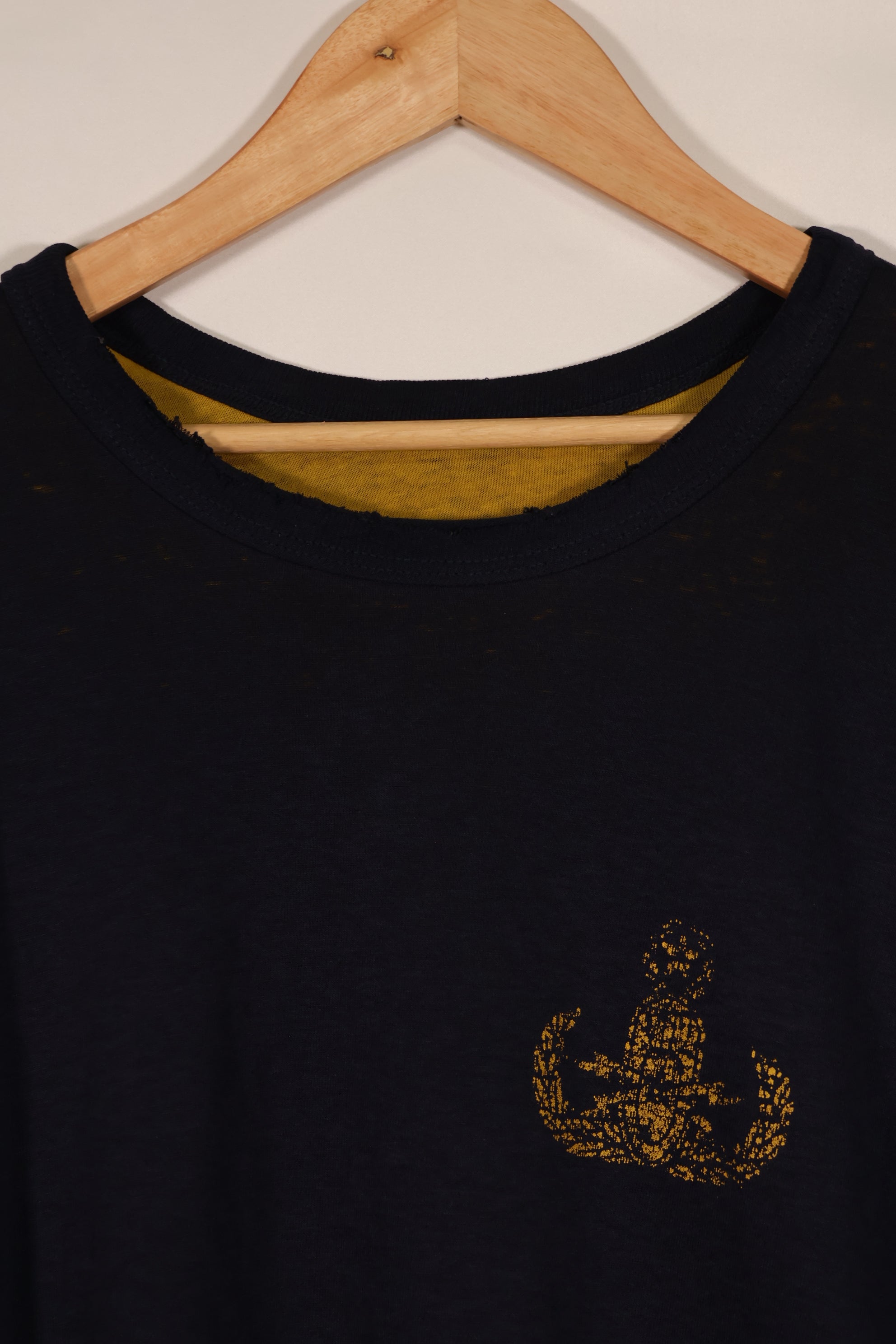 実物 アメリカ海軍 UDTチーム リバーシブルTシャツ EOD章プリント付き 中古品