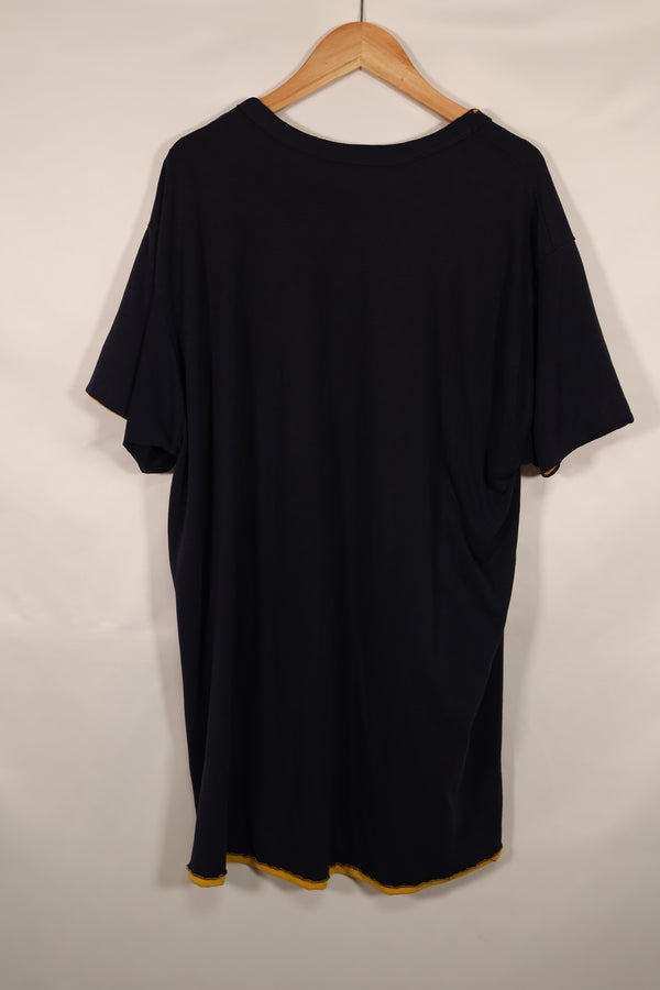 実物 アメリカ海軍 UDTチーム リバーシブルTシャツ EOD章プリント付き 中古品