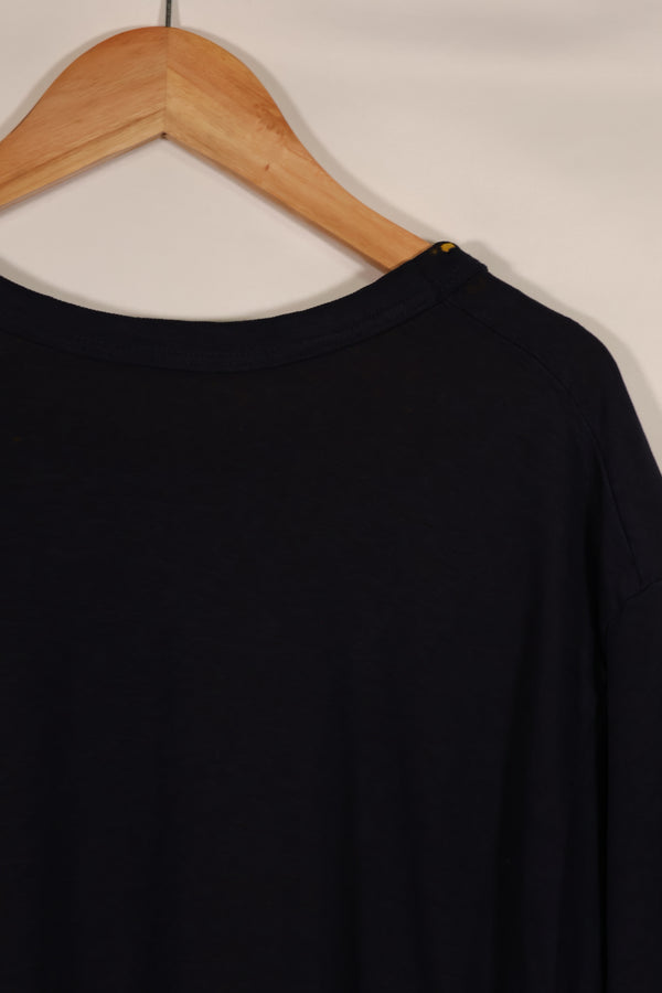 実物 アメリカ海軍 UDTチーム リバーシブルTシャツ EOD章プリント付き 中古品