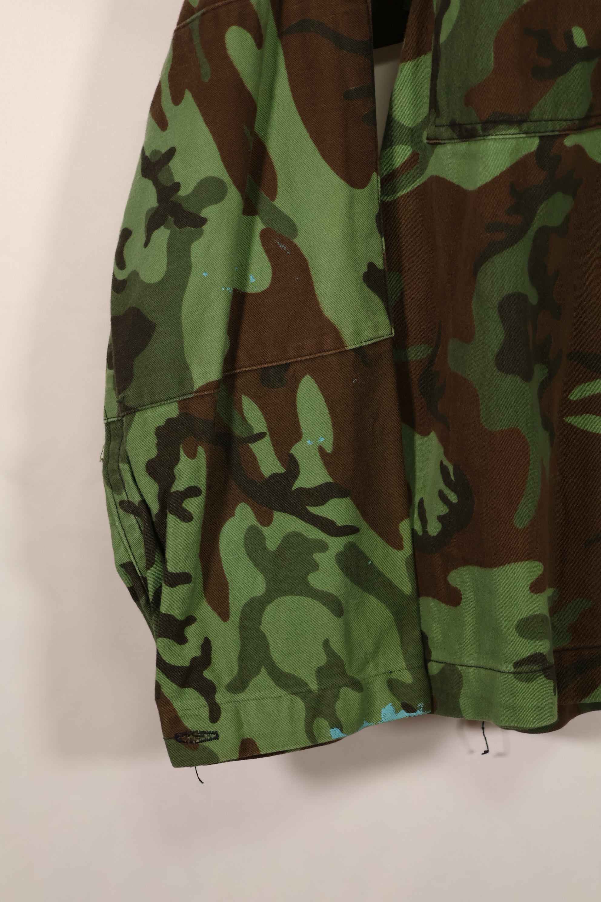 実物 南ベトナム軍レンジャー 空挺師団 ARVN リーフ迷彩 状態良い 中古品