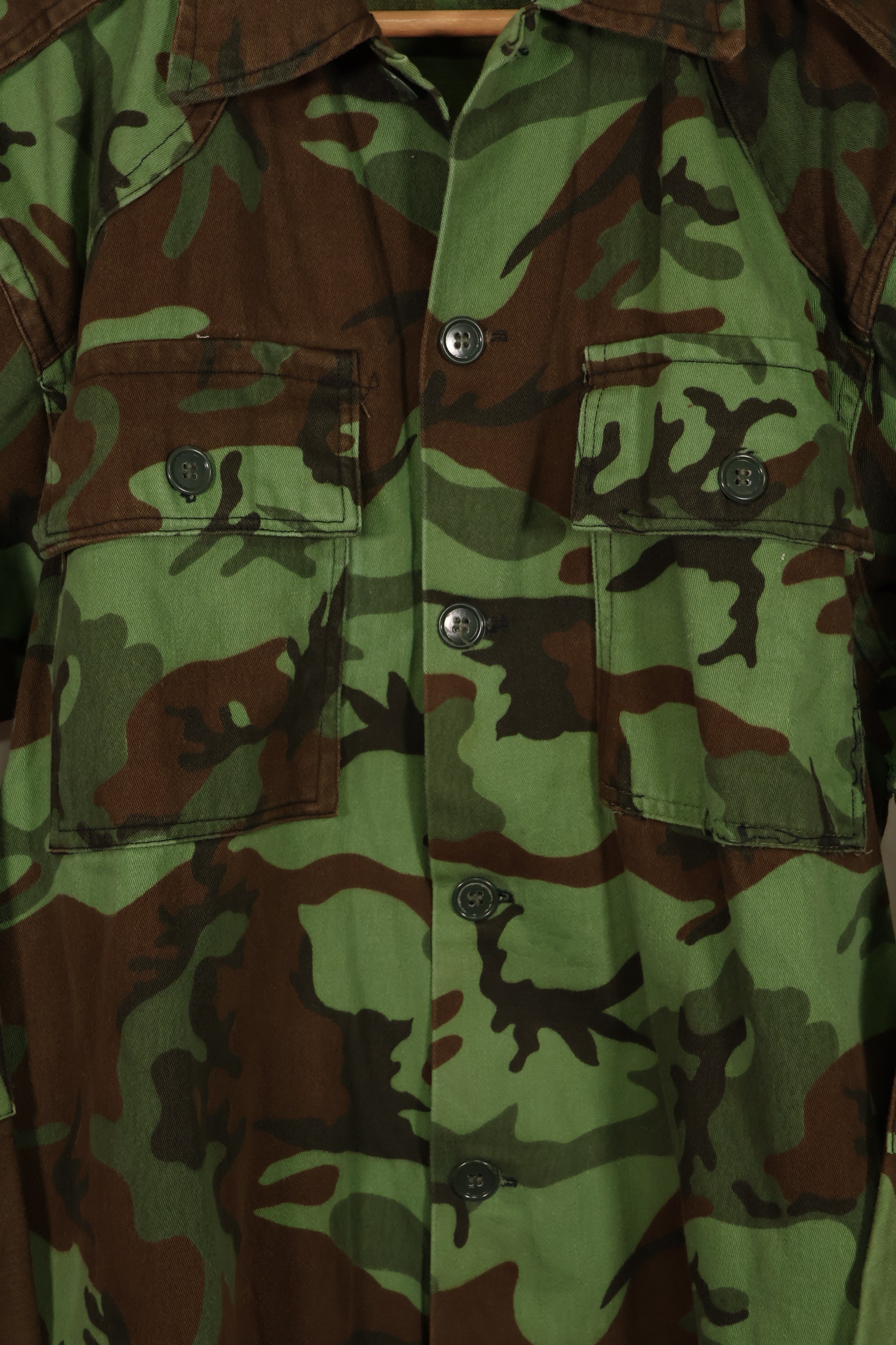 実物 南ベトナム軍レンジャー 空挺師団 ARVN リーフ迷彩 状態良い 中古品