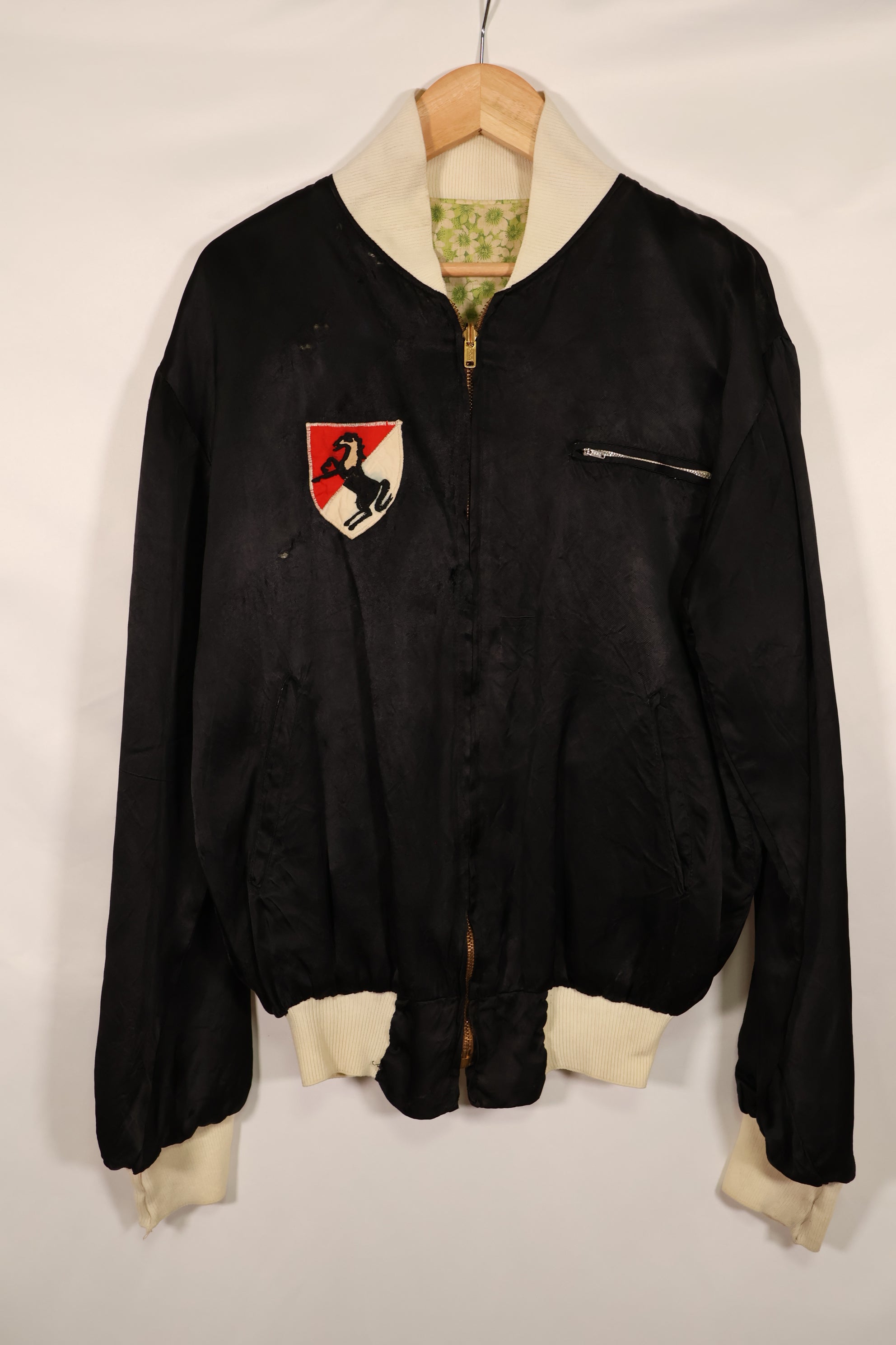 実物 1967-1968 11th Armored Cavalry Regiment ベトナム戦争 ツアージャケット 中古品