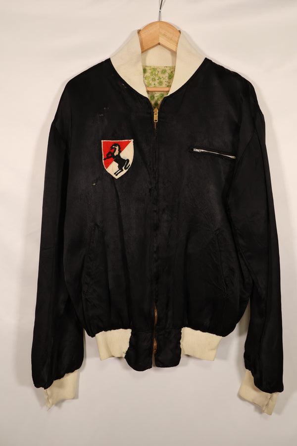 実物 1967-1968 11th Armored Cavalry Regiment ベトナム戦争 ツアージャケット 中古品