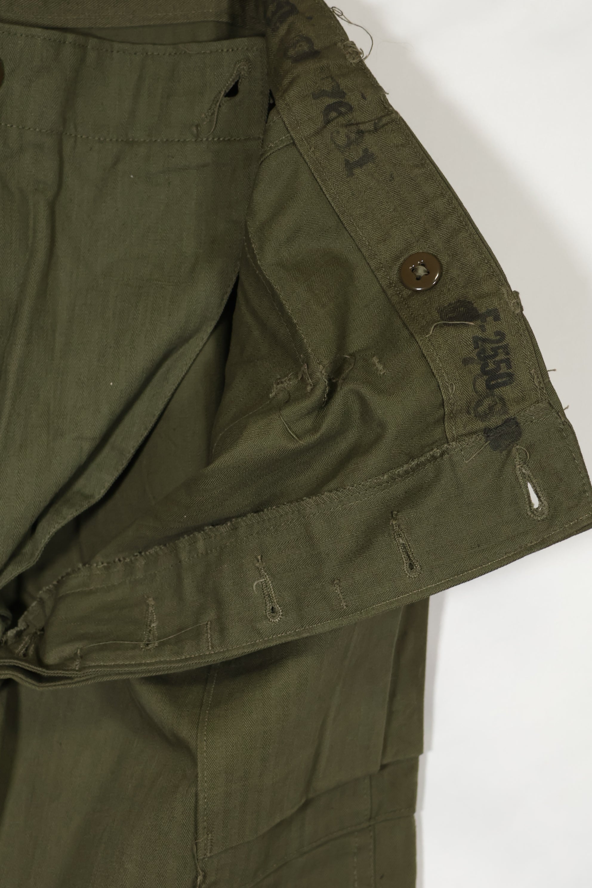 1950年代 アメリカ陸軍 HBT ユーティリティパンツ ほぼ未使用品 A