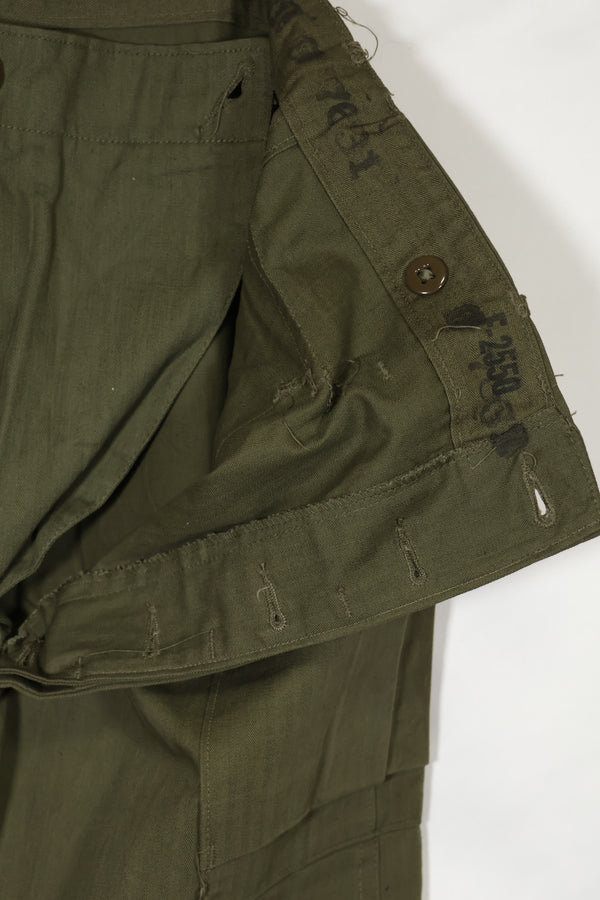 1950年代 アメリカ陸軍 HBT ユーティリティパンツ ほぼ未使用品 A