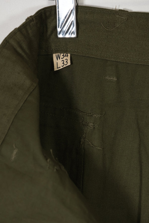 1950年代 アメリカ陸軍 HBT ユーティリティパンツ ほぼ未使用品 A